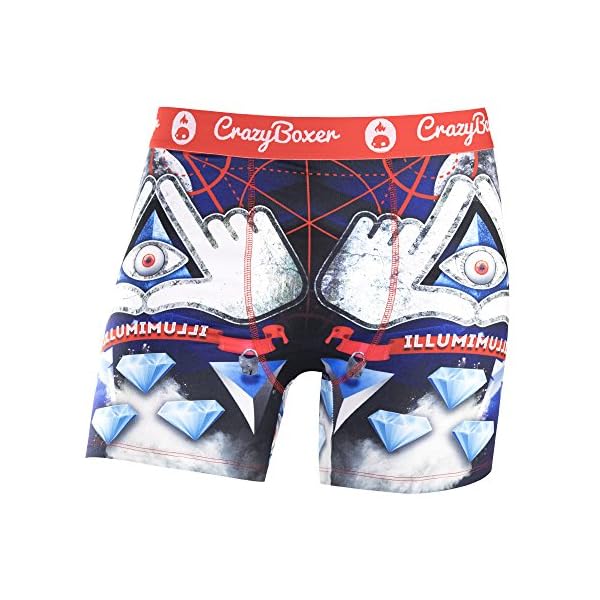 Crazy Boxer Illuminati Eye Underwear Boxer Briefs Women S