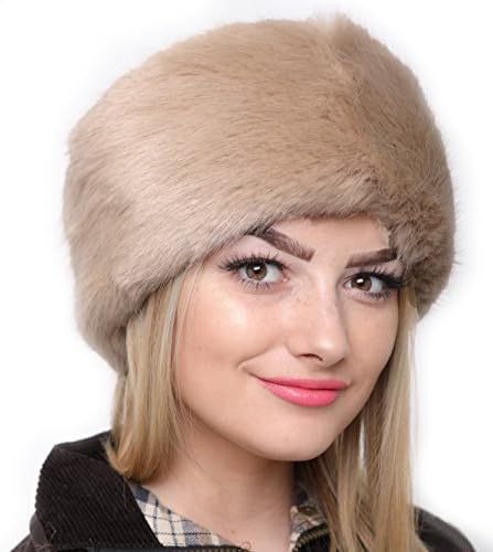 York Headband - Premium Faux Fur Country Classics Riding Walking Skiing Outdoors Fashion