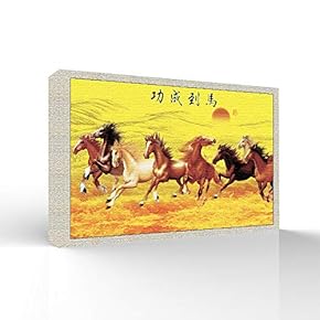 Wall26-Canvas Wall Art-Running Horse-Giclee Painting Wall Art for Bedroom Living Room Home Decoration - 12x18 inches