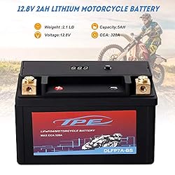 TPE Lithium Motorcycle Scooter Battery YTX7A-BS