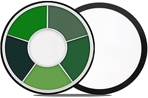 JS2U ZW 6 Colors Green Face Paint, Witch Makeup, Washable Formula Green Makeup Body Painting for Halloween Cosplay, Camo Face Paint, FX Makeup Palette, Professional Costumes, Witch/Zombie Make Up