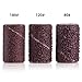 AIRSEE 300PCs #180 Fine Professional Sanding Bands Sand Buffers Sanders Electric Nail Drill Bits Colorful Safety 2 Mandrels 3/32
