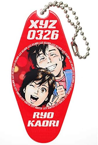 Amazon シティーハンター 冴羽獠 アクリルキーホルダー クリアコートタグキーホルダー B Ryo Kaori アニメ 萌えグッズ 通販