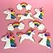 KENIAO Unicorn Cookie Cutters Set - 5 Piece - Unicorn, Unicorn Head, Rainbow, Shooting Star and Heart - Stainless Steel