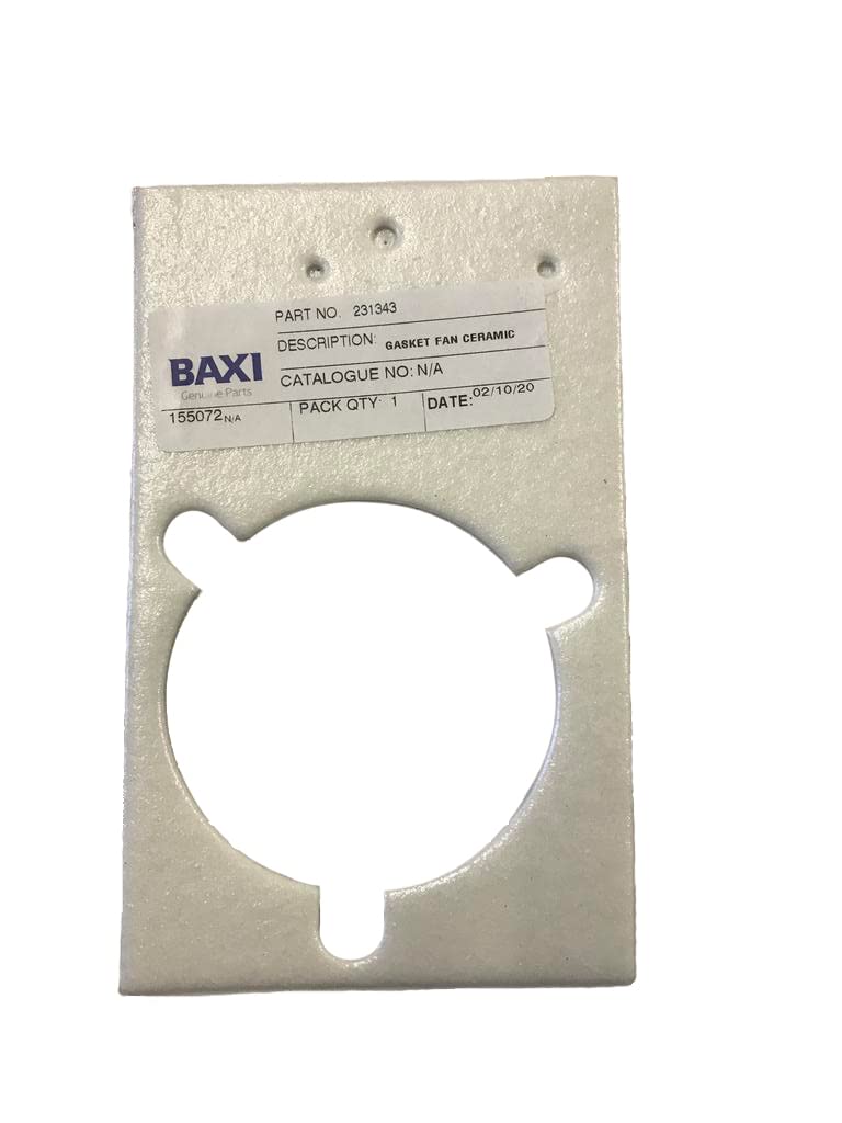 Baxi Solo 2 & 3 PF Fan To Flue Hood Gasket 231343 231343BAX