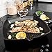 Savisto 28cm Premium Cast Aluminium Non-Stick Griddle Pan for Gas, Induction & Electric Hobs with Detachable Handle