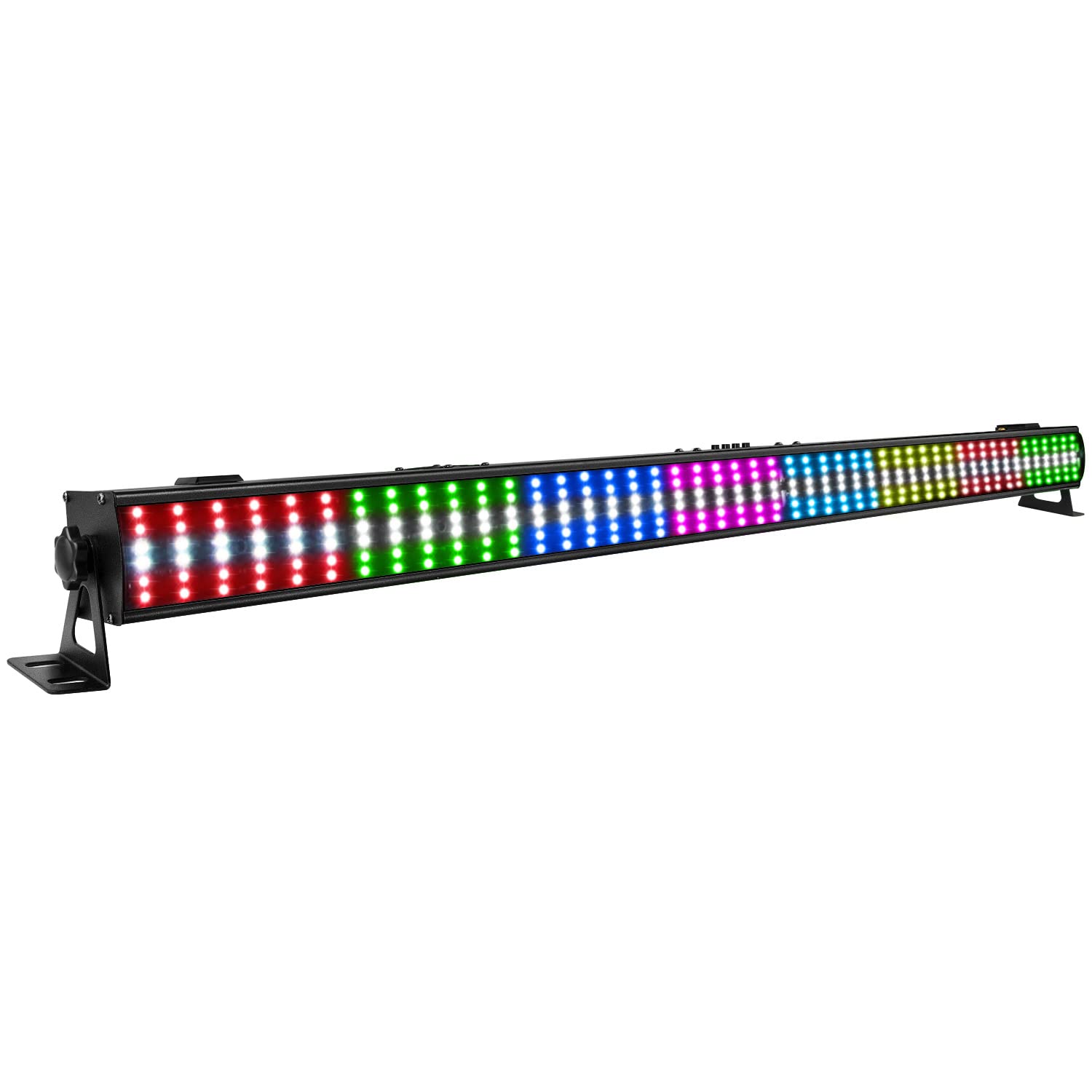 Photo 1 of OPPSK LED Stage Wash Light Bar - 100W 288LEDs RGBW DJ Light Bar with Chasing Function Pixel Mapping Strobe Lighting Effects Uplights for Events Concert Music Live Show Wedding Party Stage Lighting