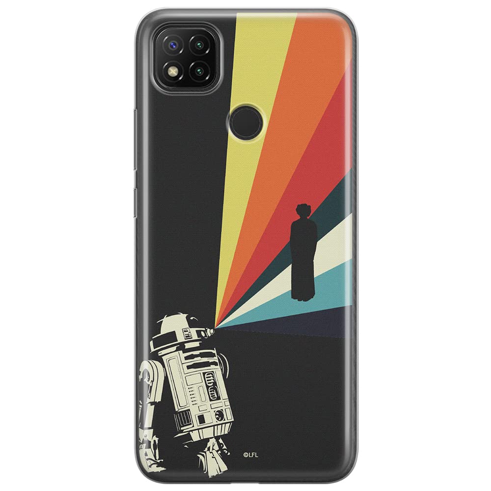 ERT GROUP mobile phone case for Xiaomi REDMI 9C original and officially Licensed Star Wars pattern R2D2 003 optimally adapted to the shape of the mobile phone, case made of TPU