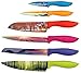 Landscape Kitchen Knife Set in Gift Box - Stunning Gifts For Her and For Him - 6-Piece Colored Sharp Chef Knives Set - Perfect Present for Birthday, Relationship, Friends, Family, Holidays, Graduation