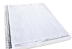 BARBAKAM Lab Notebook 100 Carbonless Pages Spiral