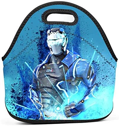Tpnamop Omega for-t-nite Neoprene Lunch Bag Insulated Cooler Lunch Box Lunch Tote School Travel Work Lunchbox Handbags for Womens Mens Boys Girls