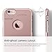 elago® [Slim Fit[Soft Feel Rose Gold] - [Light][Minimalistic][True Fit] – for iPhone 6/6S Plus