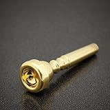 Genuine Bach Trumpet Mouthpiece Model 3D 24K Gold #27 Throat & 76 Backbore