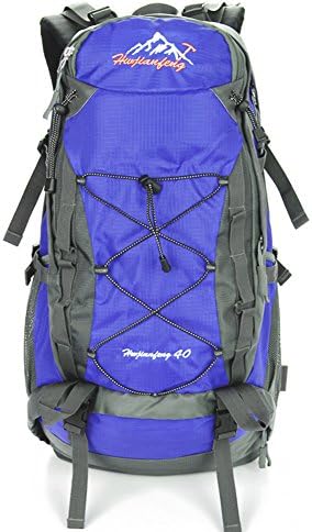 Hiking Backpack ONEPACK 40L Waterproof Daypack Lightweight Bag for Outdoor Sport Camping Fishing Travel Climbing Mountaineering Cycling Skiing (Blue)
