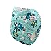ALVABABY New Printed Design Reuseable Washable Pocket Cloth Diaper Nappy + 2 Inserts YD42