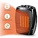 Space Heater - 1500W Portable Heater with Adjustable Thermostat, Hot & Cool Fan Modes, Tip-Over & Overheat Protection, Heat Up Fast for Under Desk Floor Office Home, Small Size with Carry Handle