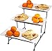 Virtual Elements White 3 Tier Rectangular Serving Tray, Food Server Platter Rack