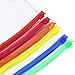 EOOUT Poly Zip Envelope Files 7 Color Zippers, A4 Size（16pcs）