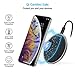 CHOETECH Wireless Charger, Qi Certified Zinc-Alloy & PU Ultra-Slim 7.5W Wireless Charging Pad Compatible iPhone XS/XS Max/XR/X/8/8 Plus,10W Compatible Galaxy Note 10/S10/S10+/S10E, 5W All Qi-Enabled