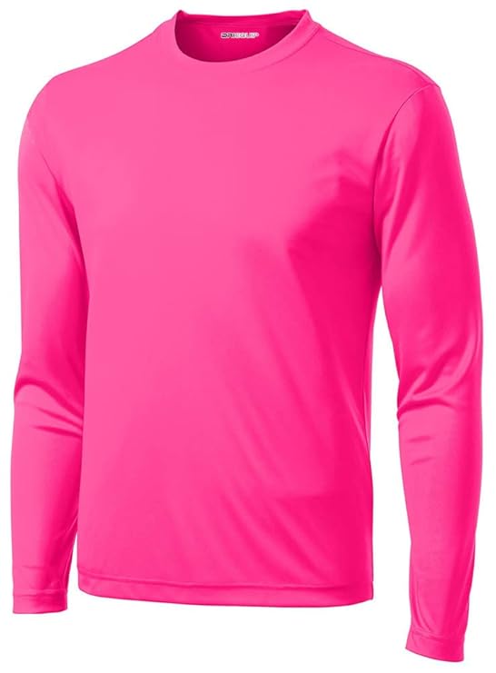 Buy DRIEquip Tall Long Sleeve Moisture Wicking Athletic ShirtPink