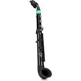 Nuvo jSax Beginner Saxophone, Black/Green