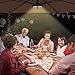 Patio Umbrella Lights, Rechargeable TOTOBAY 28 LEDs Cordless Umbrella Pole Light for Patio Umbrellas, Camping Tents and Other Outdoor Use, 2 Level Dimming Switch(Warm Light)