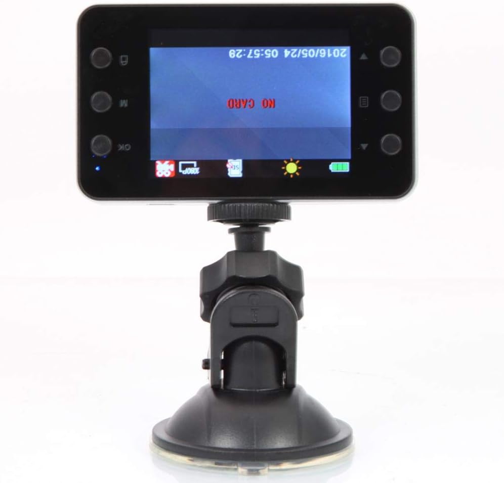 MKChung K6000 2.0-Inch 2-LED Wide-Angle Lens Car Recorder with Night Vision Black