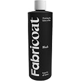 Fabricoat Fabric Paint &amp; Upholstery Dye, Black, Flexible Finish