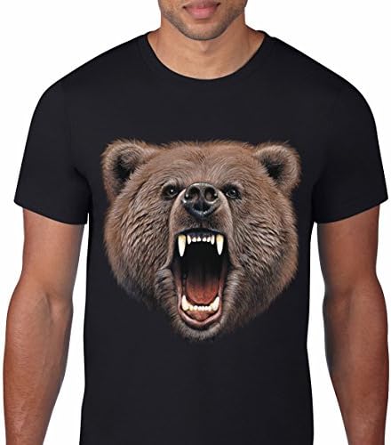 zaggyz Custom Personalized Bear Bite Black T-Shirt