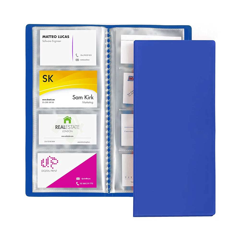 Favorit 100460546 Business Card Holder, Blue