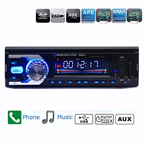 AUDEW audio estéreo Bluetooth para coche con reproductor de MP3 Radio FM Car AUX CD receptor USB/SD