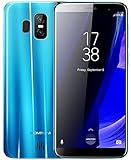 HOMTOM S7 - 5.5 inch (18:9 ratio) full screen Android 7.0 4G ultra slim smartphone, 3GB RAM 32GB ROM Quad Core triple camera (8MP+2MP+13MP) - Blue