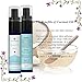 Natural Massage Therapy Oil Set - Infused with Organic Aromatherapy and Essential Vitamins - Coconut, Jojoba, Evening Primrose and Argan Carrier Oils - Muscle Pain Relief - Unscented Moisturizer (1oz)