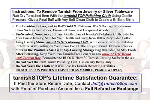 Gigantic 28"x14" Silver Polishing Cloth, Tarnish Remover & Jewelry Cleaner. All Treated Fabric. Gold, Platinum, Sterling, Plated, Tableware, Flatware, Coins, Non-Abrasive, Non-Toxic & Un-Scented.USA