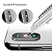 LINKES iPhone Xs MAX Camera Lens Protector [3 Pack] XS Camera Protector Upgrade Flexible Glass Film，not Easy to Break (3 Pack), X/XS/XS MAX