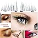 Magnetic Eyelashes,ZYooh 7mm Ultra-Long Reusable 3D Mink False Magnetic Eyelashes Extension for Makeup (long-7mm, Black B)