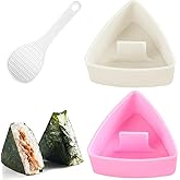 3Pcs Onigiri Triangle Rice Ball Maker, Plastic Triangle Rice Ball Mold Musubi Maker Press, Non Stick Making Machine Sushi Pre