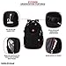 SWISSGEAR 5358 USB Charging SCANSMART ULTIMATE Organization LAPTOP PROTECTION BACKPACK - BLACK/RED