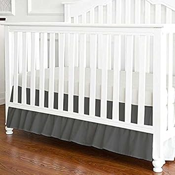 dark grey cot bed