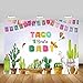 Mocsicka Mexican Baby Shower Backdrop Taco Bout a Baby Party Photography Background 7x5ft Vinyl Fiesta Theme Baby Shower Party Backdrops