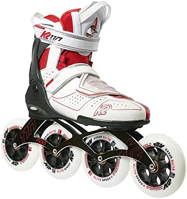 K2 Skate Mod 110 Inline Skates, Size 10.5, White/Red