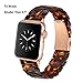 TRUMiRR Watchband Compatible for 38mm 40mm 41mm Apple Watch Women, Fashion Resin Watchband Metal Stainless Steel Buckle Strap Bracelet for iWatch Apple Watch SE Series 8 7 6 5 4 3 2 1 All Models