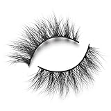 Lilly Lashes 3D Mink Ash_Kholm | False Eyelashes | Dramatic Look and Feel | Reusable | Non-Magnetic | 100% Handmade & Cruelty-Free