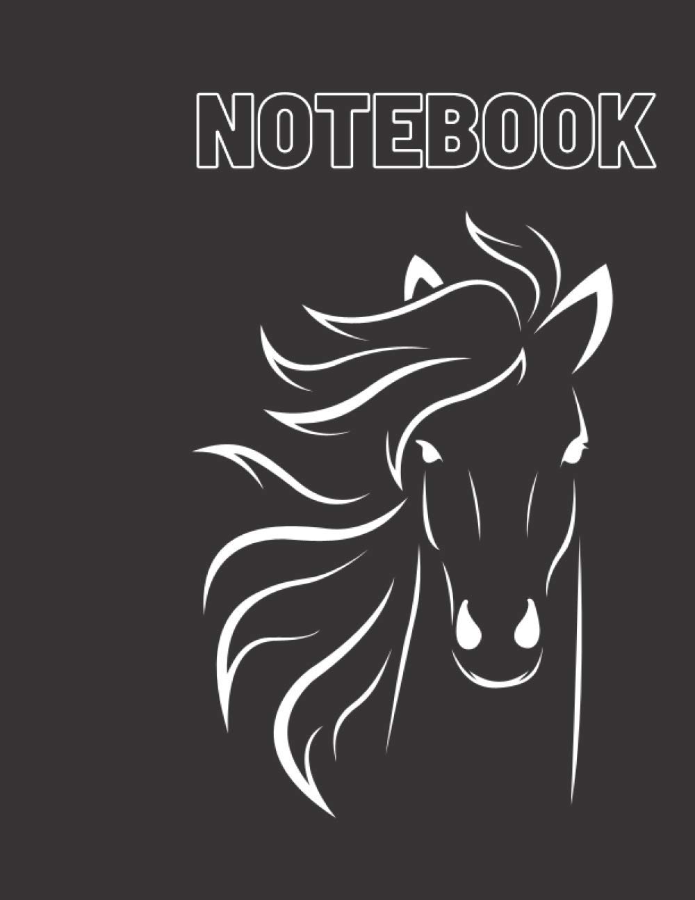 NOTEBOOK: NOTEBOOK A4; NOTEBOOK A4 LINED; HORSE NOTEBOOK A4 LINED;