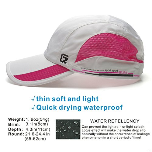 image for GADIEMKENSD Quick Dry Sports Hat Lightweight Breathable Soft Outdoor R