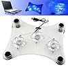 ThreeH-Laptop-Cooling-Pad-with-3-Fans-Blue-LED-Lights-for-Laptop-PS3-PS4-PS-Slim-H-UF01 ThreeH Laptop Cooling Pad with 3 Fans & Blue LED Lights for Laptop PS3 / PS4 / PS Slim H-UF01