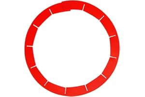 GENERIC Adjustable Silicone Pie Crust Shields Baking Protectors Cover Ring Fits 8-11.4 Inch Pies Baking Pie Crust Shield Protector Cover for Edges (Red-1Pcs)