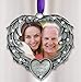 in Memory Photo Ornament - Always in My Heart - Angel Wings Picture Christmas Ornament - Sympathy Gifts - Bereavement Gifts - Gift-Storage Bag Included - Measures 3.25
