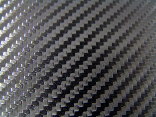 TC 3D Carbon Fiber Vinyl Bubble-Free Film Wrap - BLACK 30" x 59"