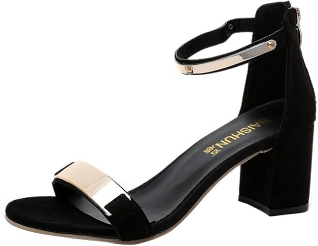 black platform heels amazon
